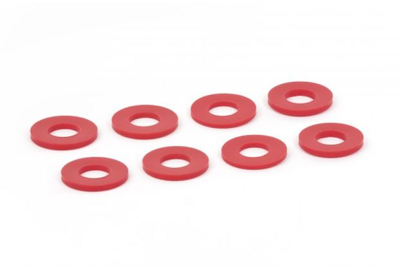 Daystar D-Ring Shackle Washers Set of 8 Red