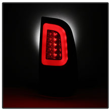 Load image into Gallery viewer, Spyder 97-03 Ford F150 Stylsd. F250 V3 Lght Bar LED Tail Lights - Blk Smk ALT-YD-FF15097V3-LBLED-BSM