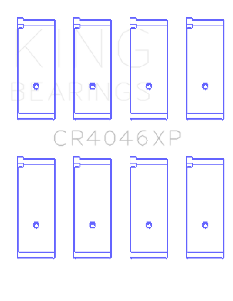 King Acura D16A1 (Size 0.25mm) Performance Rod Bearing Set