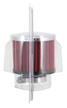 Cargar imagen en el visor de la galería, K&amp;N 1.375 inch ID 3 inch OD 2.5 inch H Clamp On Crankcase Vent Filter