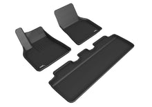 Cargar imagen en el visor de la galería, 3D MAXpider 2020-2020 Tesla Model Y Kagu 1st Row Floormat - Black