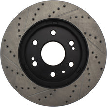 Cargar imagen en el visor de la galería, StopTech 05-10 GMC Sierra 1500 (w Rear Drum) / 07-09 GMC Yukon Front Left Slotted &amp; Drilled Rotor