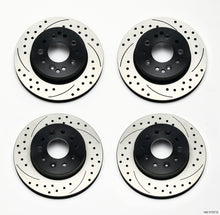 Cargar imagen en el visor de la galería, Wilwood Rotor Kit Front/Rear-Drilled 65-82 Corvette C2/C3 (1Pc Rotors)