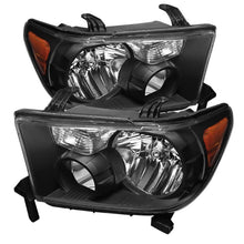 Cargar imagen en el visor de la galería, Xtune Toyota Tundra 07-13 / Toyota Sequoia 08-13 OEM Style Headlights Black HD-JH-TTU07-AM-BK