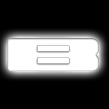 Cargar imagen en el visor de la galería, ORACLE Lighting Universal Illuminated LED Letter Badges - Matte Wht Surface Finish - B