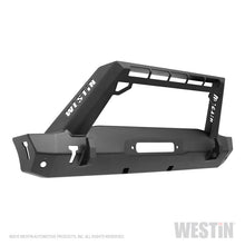 Cargar imagen en el visor de la galería, Westin 18-19 Jeep Wrangler JL Stubby Front Bumper - Textured Black