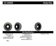 Cargar imagen en el visor de la galería, StopTech 07-09 BMW 335 (E90/E92/E93) Slotted &amp; Drilled Right Front Rotor