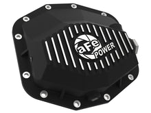 Cargar imagen en el visor de la galería, aFe POWER 21-22 Ram1500 TRX Hemi V8 6.2L PRO Series Rear Diff Cover Black w/Machined Fins &amp; Gear Oil