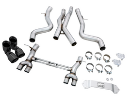 AWE Tuning BMW F8X M3/M4 Track Edition Cat-Back Exhaust - Diamond Black Tips