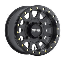 Cargar imagen en el visor de la galería, Method MR401 UTV Beadlock 15x7 / 4+3/13mm Offset / 4x136 / 106mm CB Matte Black Wheel