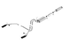 Cargar imagen en el visor de la galería, Borla 11-14 Ford F-150 5.0L Stainless Steel S-Type Catback Exhaust - 4in Tips Single Split Rear Exit