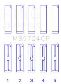King Engine Bearings General Motors Duramax Diesel Main Bearing Set
