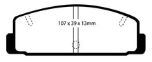 Cargar imagen en el visor de la galería, EBC 86-89 Mazda RX7 2.4 (1.3 Rotary)(Vented Rear Rotors) Bluestuff Rear Brake Pads