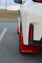 Cargar imagen en el visor de la galería, Rally Armor 23-26 Toyota GR Corolla Red UR Mud Flap w/White Logo