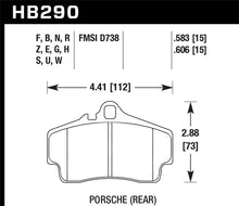 Cargar imagen en el visor de la galería, Hawk Porsche HPS Street Rear Brake Pads