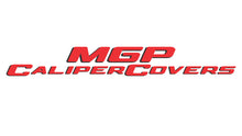 Load image into Gallery viewer, MGP 4 Caliper Covers Engraved Front &amp; Rear C6/Corvette Black finish silver ch
