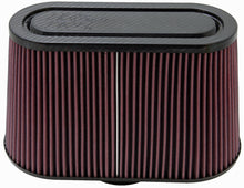 Cargar imagen en el visor de la galería, K&amp;N Universal Filter with Carbon Fiber Top &amp; Base-12in Base O/S Length x 6in Base O/S Width x 7in H