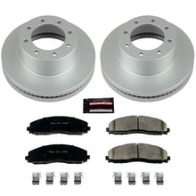 Cargar imagen en el visor de la galería, Power Stop 13-16 Ford F-450 Super Duty Front Z17 Coated Brake Kit