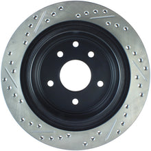 Cargar imagen en el visor de la galería, StopTech 03-05 350Z / 03-04 G35 / 03-05 G35X SportStop Slotted &amp; Drilled Rear Left Rotor