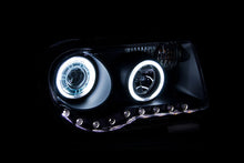 Cargar imagen en el visor de la galería, ANZO 2005-2010 Chrysler 300C Projector Headlights w/ Halo Black (CCFL) G2