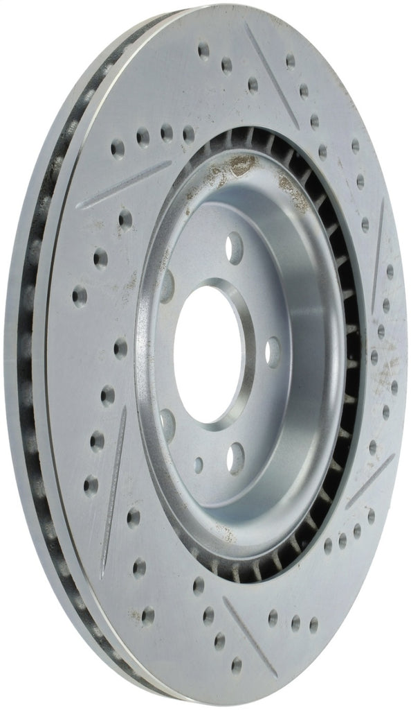 StopTech Select Sport 14-19 Audi A4i Slotted and Drilled Right Rear Rotor