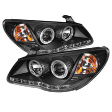 Cargar imagen en el visor de la galería, Spyder Hyundai Elantra 07-10 Projector Headlights LED Halo DRL Blk PRO-YD-HYELAN07-DRL-BK