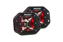 Cargar imagen en el visor de la galería, Rigid Industries Radiance 3in Red Backlight - Flush Mount - Pair