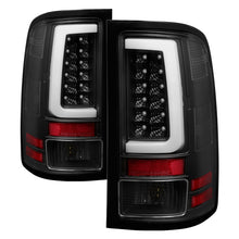 Cargar imagen en el visor de la galería, Spyder 07-13 GMC Sierra 1500 V2 Light Bar LED Tail Lights - Black (ALT-YD-GS07V2-LBLED-BK)
