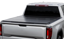 Cargar imagen en el visor de la galería, Access LOMAX Tri-Fold Cover 2022 Toyota Tundra 5Ft./6in. Bed w/ deck rail - Matte Black