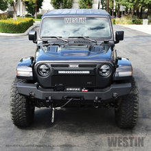 Cargar imagen en el visor de la galería, Westin 18-20 Jeep Wrangler JL WJ2 Full Width Front Bumper - Textured Black