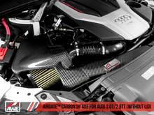 Cargar imagen en el visor de la galería, AWE Tuning Audi B9/B9.5 S4/S5/RS5 3.0T Carbon Fiber AirGate Intake w/ Lid