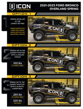 Cargar imagen en el visor de la galería, ICON 21-23 Ford Bronco Rear 2.5 VS RR Coilover Kit Heavy Rate Spring