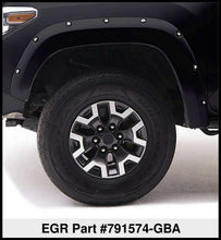 Load image into Gallery viewer, EGR 14+ Chev Silverado 6-8ft Bed Bolt-On Look Color Match Fender Flares - Set - Black