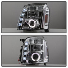 Cargar imagen en el visor de la galería, Spyder GMC Yukon 07-14/GMC Yukon XL 07-14 Projector Headlights LED Halo LED Chrome PRO-YD-GY07-HL-C