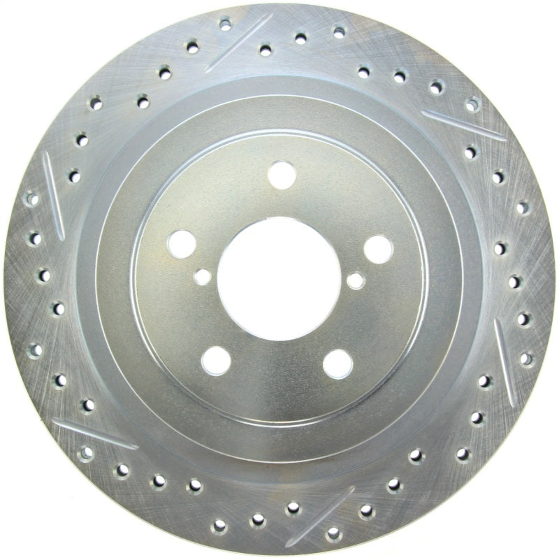 StopTech Select Sport 05-09 Subaru Legacy Select Slotted & Drilled Vented Right Rear Brake Rotor