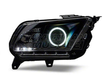 Cargar imagen en el visor de la galería, Raxiom 10-12 Ford Mustang w/ Headlights CCFL Halo Projector Headlights- Black Housing (Clear Lens)