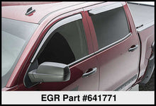 Cargar imagen en el visor de la galería, EGR 14+ Chev Silverado Crew Cab Tape-On Window Visors - Set of 4 (641771)