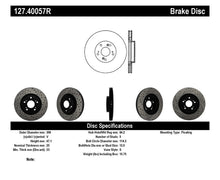 Cargar imagen en el visor de la galería, StopTech 02-06 Acura RSX Type S / 06-09 Honda Civic Si Slotted &amp; Drilled Right Front Rotor