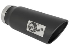 Cargar imagen en el visor de la galería, aFe Power MACH Force-Xp 5in In x 6in Out x 15in L Bolt-On 409 SS Exhaust Tip - Black