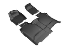 Cargar imagen en el visor de la galería, 3D Maxpider 19-24 GMC Sierra 1500 Crew Cab 5-Seat Kagu Black R1 R2 (Trim To Fit Underseat Box)