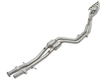 Cargar imagen en el visor de la galería, aFe Twisted Steel Long Tube Headers w/ Mid Pipes (Catted) 96-99 BMW M3 L6-3.2L S52