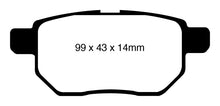 Load image into Gallery viewer, EBC 09-10 Pontiac Vibe 1.8 Yellowstuff Rear Brake Pads