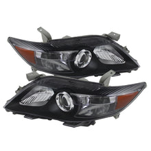 Cargar imagen en el visor de la galería, Xtune Toyota Camry 10-11 ( USa Built/Nal ) Amber Projector Headlights Black HD-JH-TCAM10-AM-BK