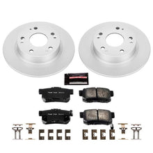 Load image into Gallery viewer, Power Stop 04-08 Acura TSX Rear Z17 Evolution Geomet Coated Brake Kit