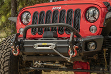 Cargar imagen en el visor de la galería, Rugged Ridge Arcus Front Bumper Tube Overrider Black JK