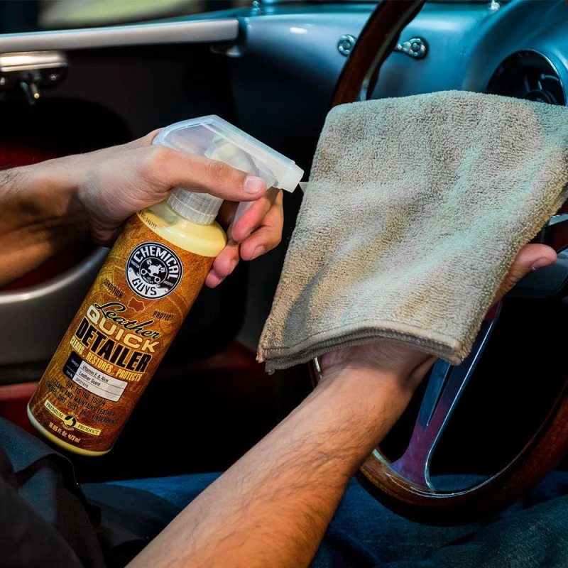 Chemical Guys Leather Quick Detailer Care Spray - Matte Finish - 16oz