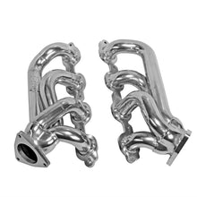 Cargar imagen en el visor de la galería, BBK 14-18 GM Truck 5.3/6.2 1 3/4in Shorty Tuned Length Headers - Polished Silver Ceramic