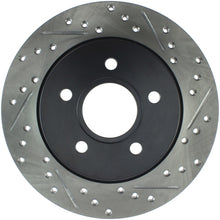 Cargar imagen en el visor de la galería, StopTech 12-15 Ford Focus w/ Rear Disc Brakes Rear Left Slotted &amp; Drilled Rotor