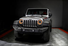 Cargar imagen en el visor de la galería, ORACLE Lighting 0718 Jeep Wrangler JK Oculus 7in Switchback Bi-LED Projector Headlights