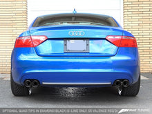 Cargar imagen en el visor de la galería, AWE Tuning Audi B8 A5 2.0T Touring Edition Exhaust - Quad Outlet Diamond Black Tips